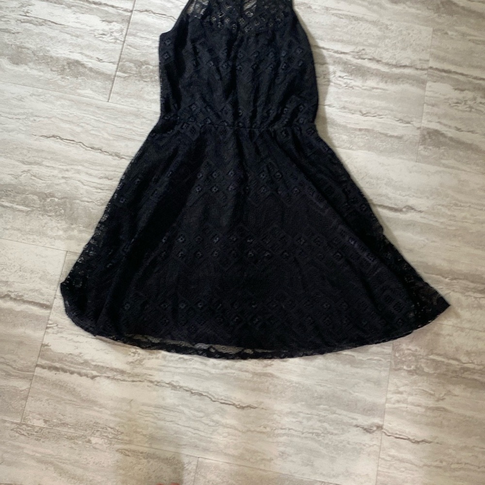 Elegant Black Lace Dress